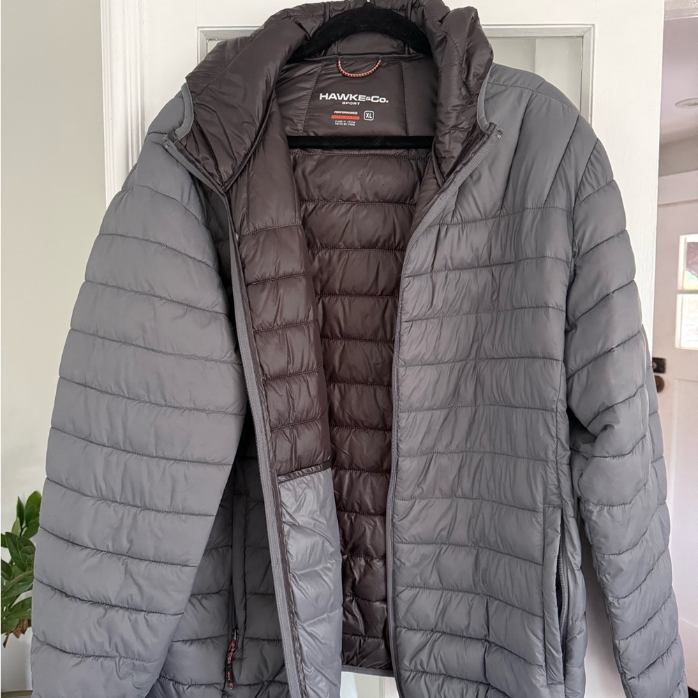 Hawke & Co Men's Charcoal Puffer Jacket